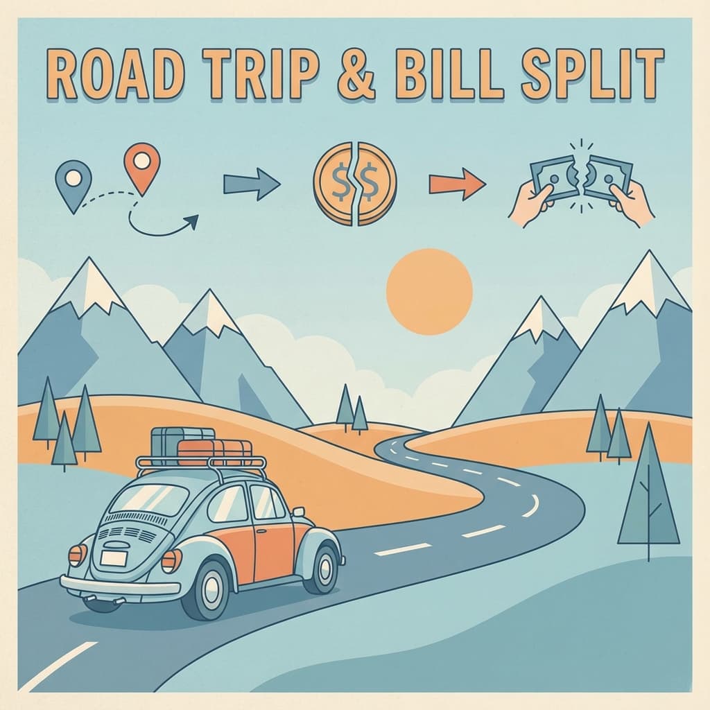 How to Split Expenses Fairly on a Road Trip